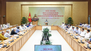 Hội nghị tổng kết và ký kết Nghị quyết liên tịch về công tác phối hợp giữa Chính phủ với Đoàn Chủ tịch Ủy ban Trung ương MTTQ Việt Nam