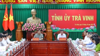 Thủ tướng Chính phủ Phạm Minh Chính làm việc với lãnh đạo tỉnh Trà Vinh