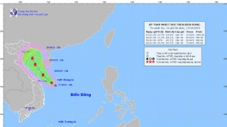Tình hình áp thấp nhiệt đới tính đến 13h chiều ngày 17/10