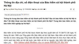 Cảnh báo giả mạo số điện thoại đường dây nóng của Bảo hiểm xã hội Hà Nội để thu cước phí