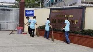 TP. Hồ Chí Minh: Trường Tiểu học Hà Huy Giáp đảm bảo an ninh, an toàn cho học sinh, phòng tránh kẻ gian xâm hại, bắt cóc trước cổng trường