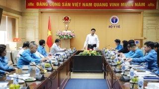 Đại diện Bộ Y tế gặp mặt Đoàn đại biểu ngành Y tế đi dự Đại hội Công đoàn Việt Nam lần thứ XIII, nhiệm kỳ 2023 – 2028