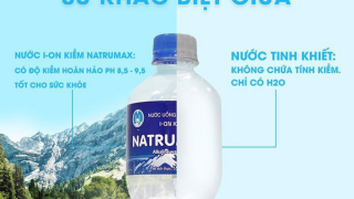 Nước ION kiềm Natrumax - Bí quyết sống khỏe cho thời đại mới