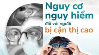 6 nguy cơ nguy hiểm đối với người cận thị cao