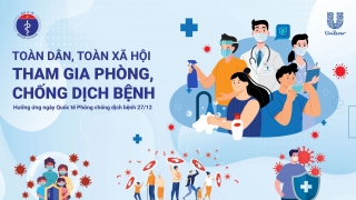 Infographic: Toàn dân, toàn xã hội tham gia phòng, chống dịch bệnh