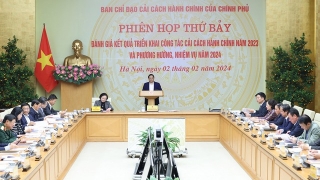 Thủ tướng Chính phủ Phạm Minh Chính chủ trì Phiên họp thứ 7 Ban Chỉ đạo cải cách hành chính của Chính phủ