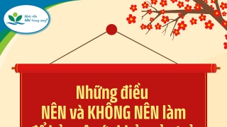 Infographic: Những điều nên và không nên làm để bảo vệ sức khỏe của trẻ trong dịp Tết Nguyên Đán