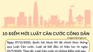 Infographic: 10 điểm mới của Luật Căn cước