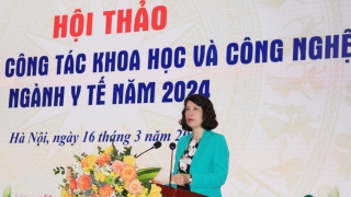 Bộ Y tế tổ chức hội thảo triển khai công tác khoa học và công nghệ ngành Y tế năm 2024