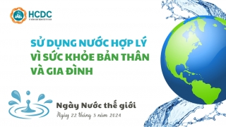 Sử dụng nước hợp lý vì sức khỏe bản thân và gia đình