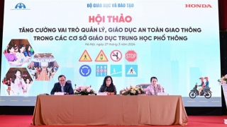 Tăng cường vai trò quản lý, giáo dục an toàn giao thông trong nhà trường