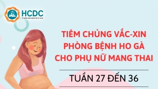 Tiêm chủng vaccine phòng bệnh ho gà cho phụ nữ mang thai