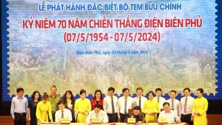 Phát hành ﻿bộ tem Kỷ niệm 70 năm Chiến thắng Điện Biên Phủ