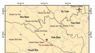 Ninh Bình xảy ra trận động đất có độ lớn 3.4 độ richter