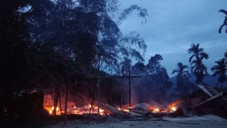 Quảng Nam: Cháy quán tạp hóa và nhà ở của một hộ dân tại xã Trà Bui