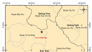 Kon Tum: Xảy ra 2 trận động đất tại huyện Tu Mơ Rông trong 1 ngày