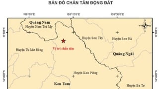 Kon Tum: Xảy ra 3 trận động đất trong một ngày tại huyện Kon Plông