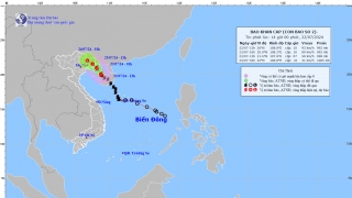 Cập nhật tình hình cơn bão số 2 tính đến 13h chiều ngày 22/7