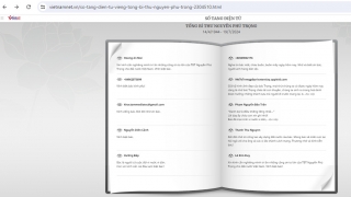 Báo Vietnamnet làm sổ tang điện tử Tổng Bí thư Nguyễn Phú Trọng