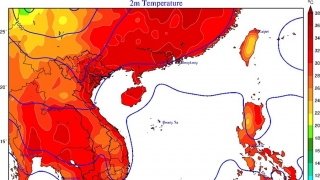 Dự báo nắng nóng ở Nam Sơn La, Hòa Bình, khu vực Đồng Bằng Bắc Bộ và Trung Bộ