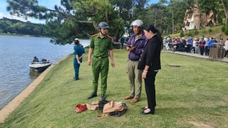 Lâm Đồng: Một người đàn ông bị đuối nước mất tích trên hồ Xuân Hương