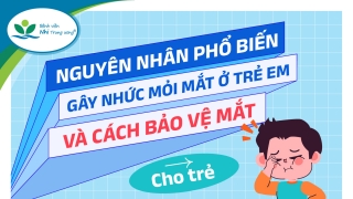 Infographic: Nguyên nhân phổ biến gây nhức mỏi mắt ở trẻ em và cách bảo vệ mắt cho trẻ