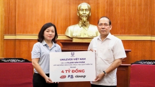 Unilever đồng hành cùng người dân miền Bắc khắc phục hậu quả cơn bão số 3 thông qua gói hỗ trợ trị giá hơn 8 tỷ đồng