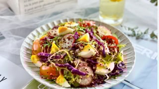 Công thức làm món salad với hạt kê tốt cho sức khỏe