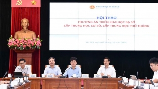 Hội thảo phương án triển khai học bạ số cấp trung học cơ sở, trung học phổ thông