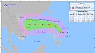 Tin bão gần Biển Đông - bão TRAMI