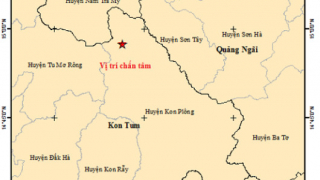 Kon Tum: Xảy ra trận động đất có độ lớn 2.8 tại huyện Kon Plông