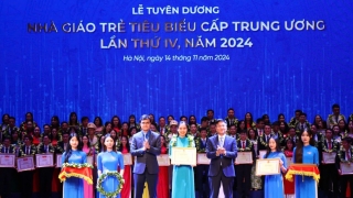 Tuyên dương 99 “Nhà giáo trẻ tiêu biểu” cấp Trung ương lần thứ IV năm 2024