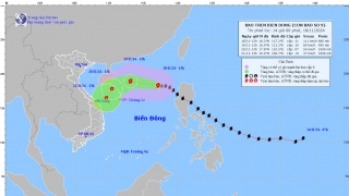 Cập nhật tình hình cơn bão số 9 (MAN-YI) tính đến 13h chiều ngày 18/11