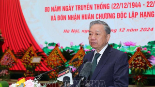 Tổng Bí thư Tô Lâm dự Lễ kỷ niệm 80 năm Ngày truyền thống Quân đội nhân dân Việt Nam (22/12/1944 - 22/12/2024)
