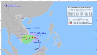 Tin bão trên Biển Đông - Cơn bão số 10