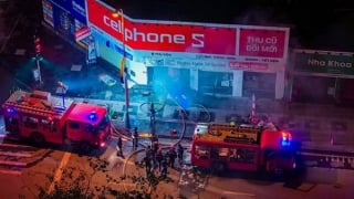 Hà Nội: Xảy ra cháy tại một cửa hàng kinh doanh điện tử ở quận Hà Đông