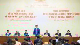 Kỳ họp thứ 9, Quốc hội khóa XV chính thức khai mạc vào sáng 5/5