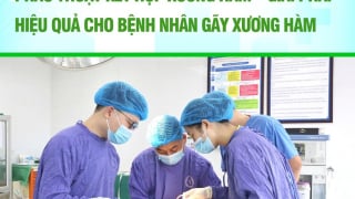 Phú Thọ: TTYT huyện Thanh Ba phẫu thuật kết hợp xương hàm hiệu quả cho bệnh nhân gẫy xương hàm