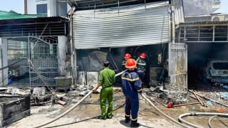 Thái Nguyên: Cháy lớn tại nhà dân gây thiệt hại nhiều tài sản