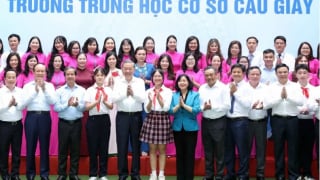 Tổng Bí thư Tô Lâm tới thăm, động viên ngành giáo dục và đào tạo Thủ đô
