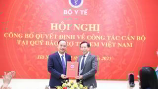 Bộ Y tế công bố các quyết định về công tác cán bộ tại Quỹ Bảo trợ trẻ em Việt Nam