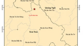 Kon Tum: Xảy ra 3 trận động đất tại huyện Kon Plông