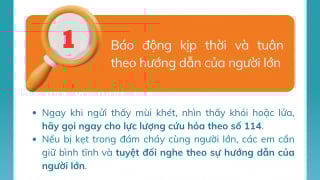Hướng dẫn kỹ năng thoát hiểm cho trẻ em khi xảy ra hỏa hoạn