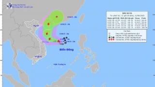 Cập nhật đường đi của cơn bão số 1 (Wutip)