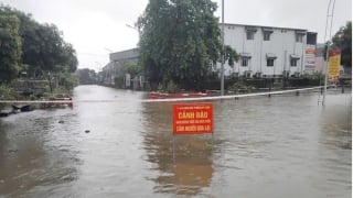 Hà Tĩnh: Cơn bão số 1 giật cấp 13 gây mưa lớn và ngập lụt cục bộ nhiều khu vực