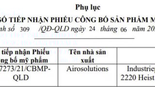 Ba doanh nghiệp tự nguyện thu hồi hàng loạt phiếu công bố mỹ phẩm nhập khẩu