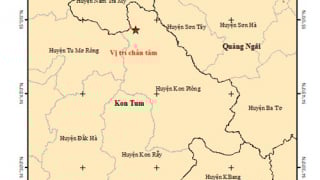 Kon Tum: Xảy ra trận động đất độ lớn 3.7 tại huyện Kon Plông