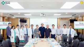 Đoàn công tác Trung ương hội VACHE thăm, làm việc với bệnh viện Sante và các đơn vị trực thuộc tại miền Nam