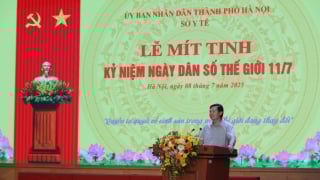 Hà Nội mít tinh hưởng ứng ngày Dân số thế giới 11/7