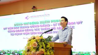 Phú Thọ: Đồng chí Đặng Xuân Phong Bí thư tỉnh ủy đến thăm Bệnh viện Sản Nhi tỉnh Phú Thọ